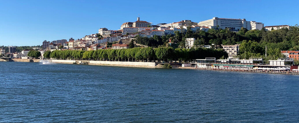 View of Coimbra from the ocean.